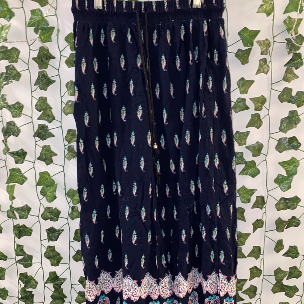 Flowy Patterned Hippie Pants